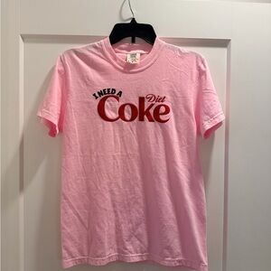 Coca Cola Pink 'I Need a Diet Coke' Tee